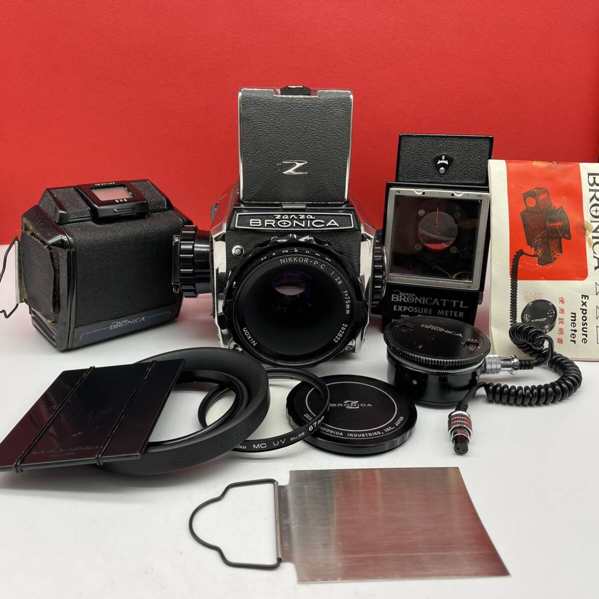 ブロニカ BRONICA S2 A 75mm F2.8&レンズ&露出計 【公式通販】