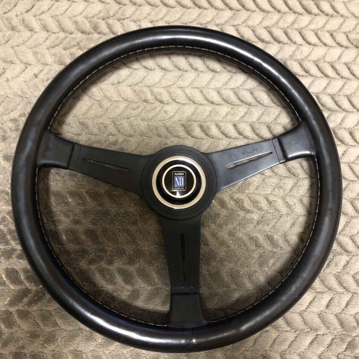 ナルディ NARDI ブラック 3本スポーク ステアリングホイール