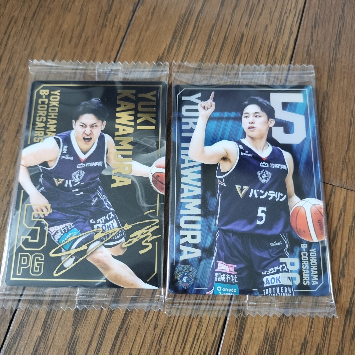 横浜ビーコルセアーズ 河村勇輝 直筆サインカード 横浜ビーコルセ