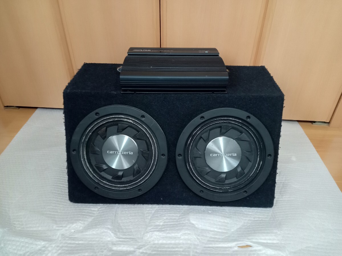 ALPINE SWR-1042D サブウーファー 2個セット（アルパイン ALPINE