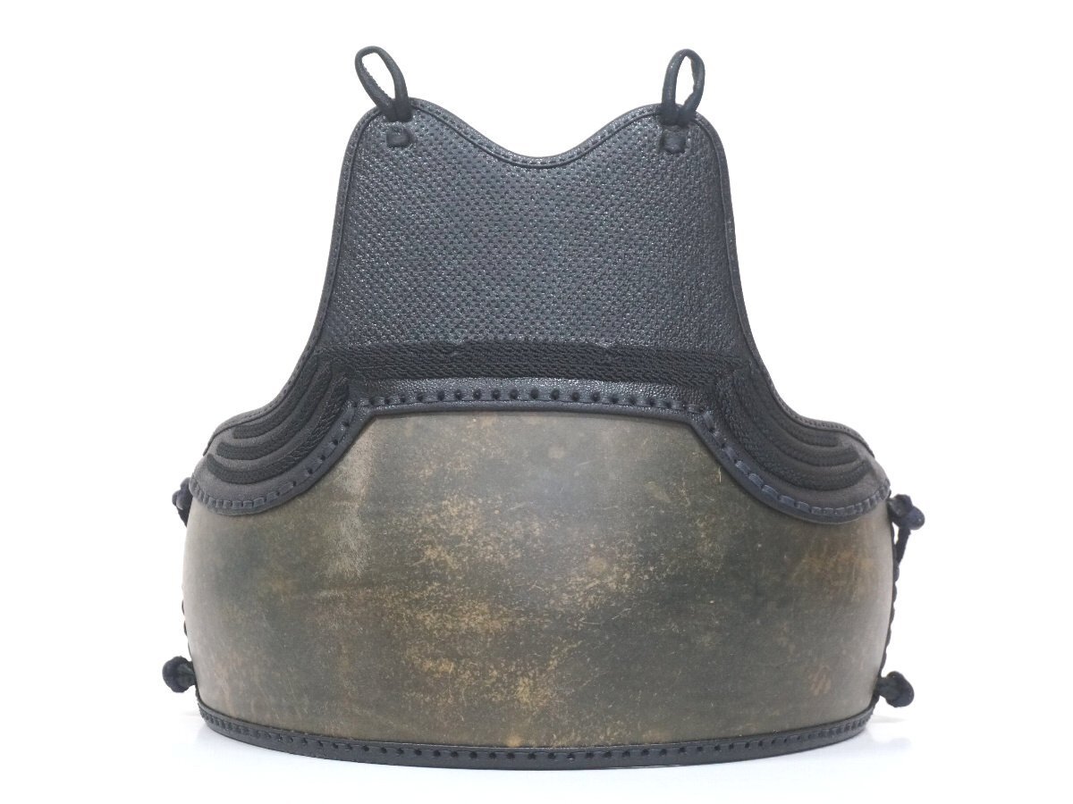 s8648◇胴単品◇竹胴型樹脂胴◇変わり胴台◇黒石目◇ナナメ刺胸◇二本 
