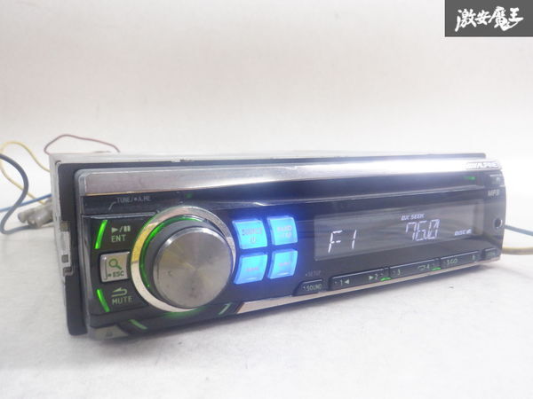 当時物 アルパイン 汎用オーディオパネル｜カーオーディオ