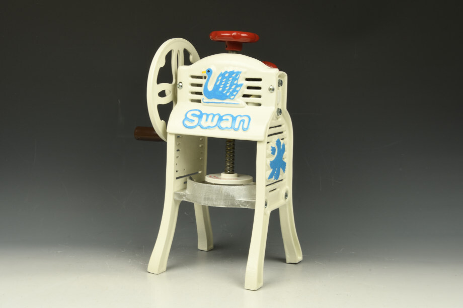 スワン 昭和レトロ 氷削機 かき氷 手動 SWAN 手動式氷削機 recro レトロ かき氷 SI-8B ブラック 池永