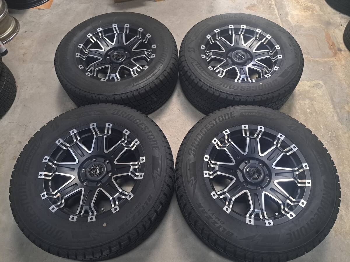 BS DM-V3 265/65R17 そこはかとなく 4本 バリ山冬タイヤ ランクル  