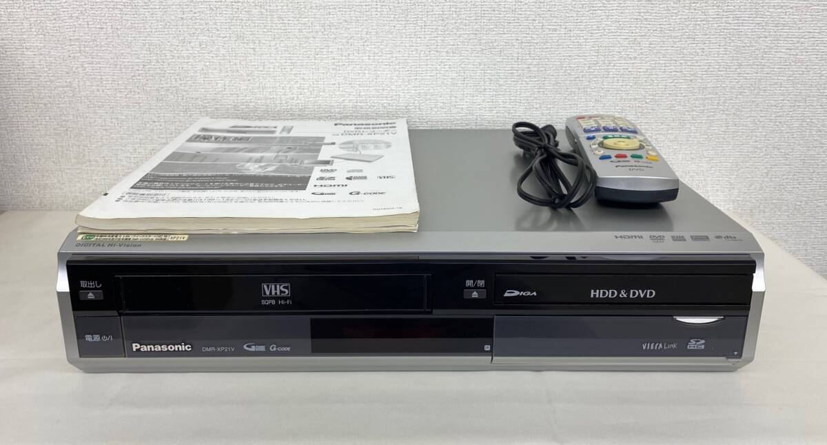 Panasonic］ DMR-XP21V VHS/DVD/HDDレコーダー 【公式通販】