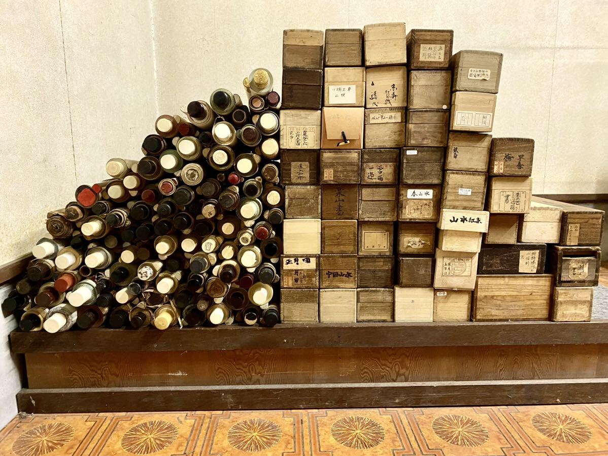 骨董 掛軸 古美術 傷や汚れあり】掛軸 まとめて 150本以上 箱入り51本