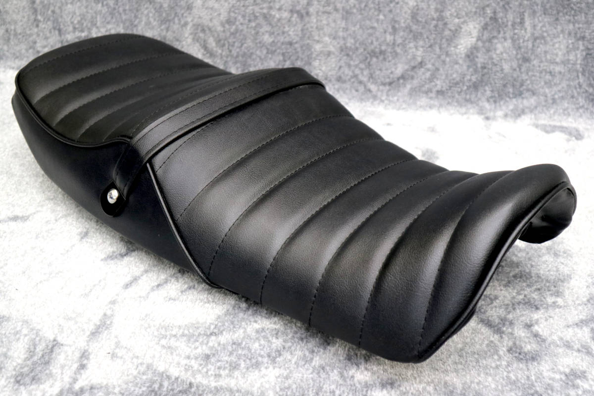 GPZ400F 黒皮 60cm 三段シート/②ブラック 補強入り RZ