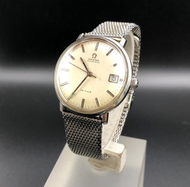 OMEGA オメガ デビル アンティーク腕時計 2針クォーツ オールド スイス