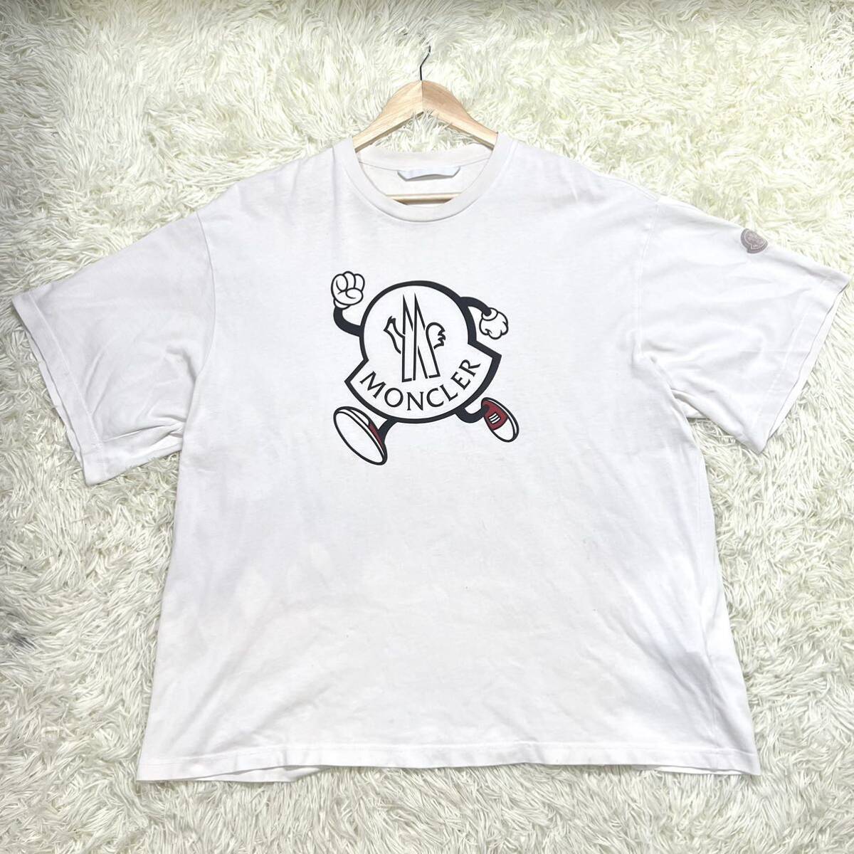 目立った傷や汚れなし】最高級/Lサイズ○MONCLER 半袖 Tシャツ 