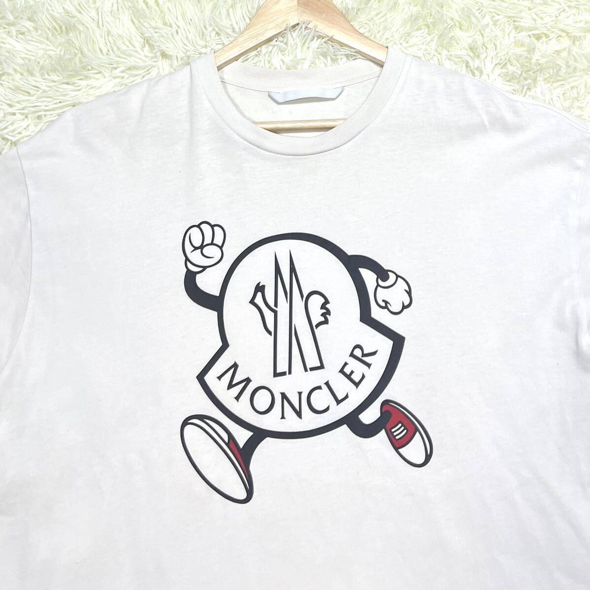 目立った傷や汚れなし】最高級/Lサイズ○MONCLER 半袖 Tシャツ 