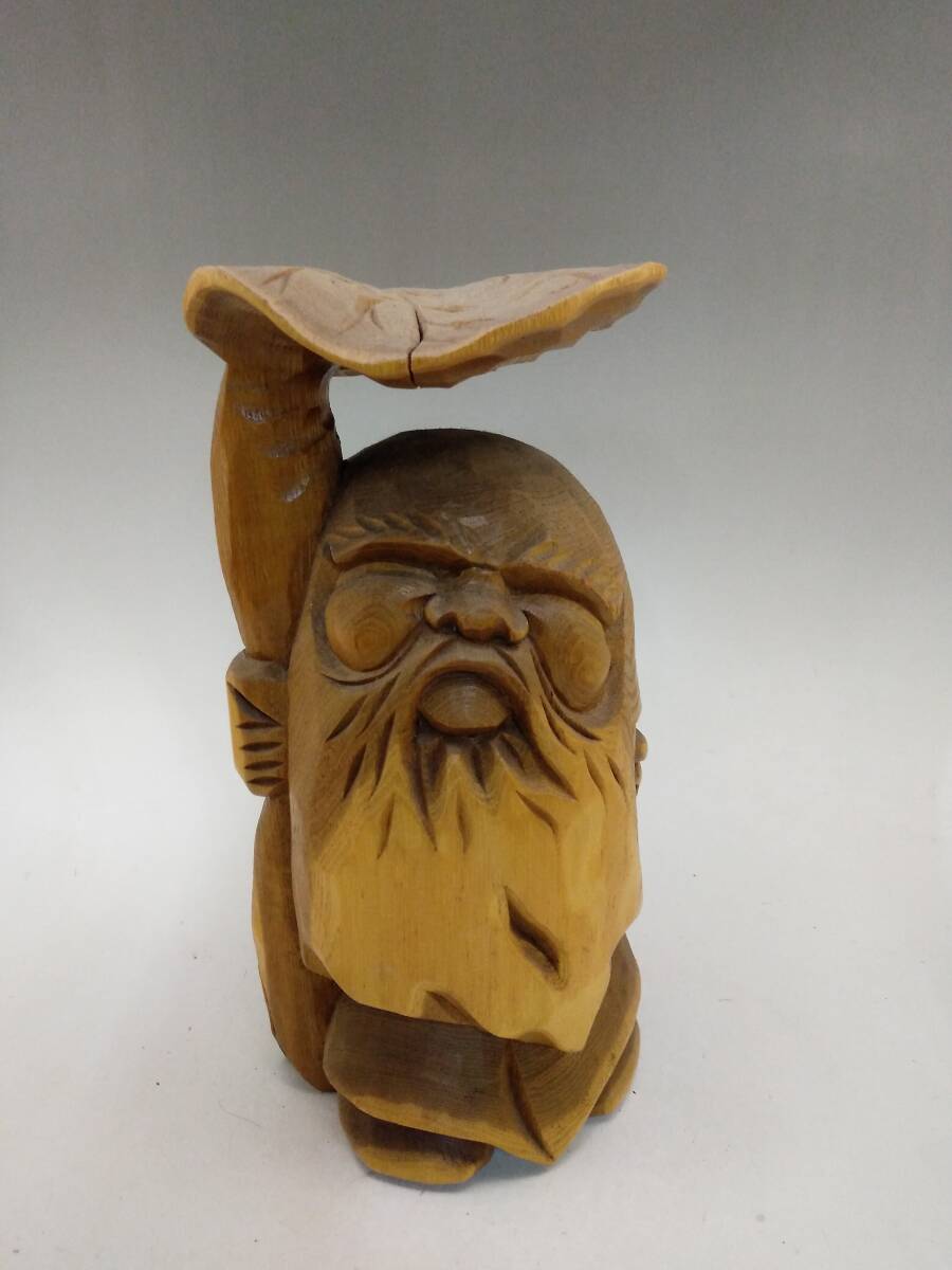 中古】コロポックル 木彫り 阿寒湖 お土産品 中古 管1328の落札情報