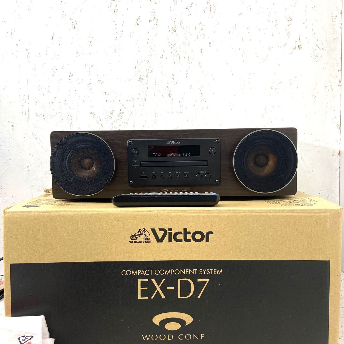 ウッドコーンオーディオ ビクター Victor EX-D7 1円〜 オーディオ EX