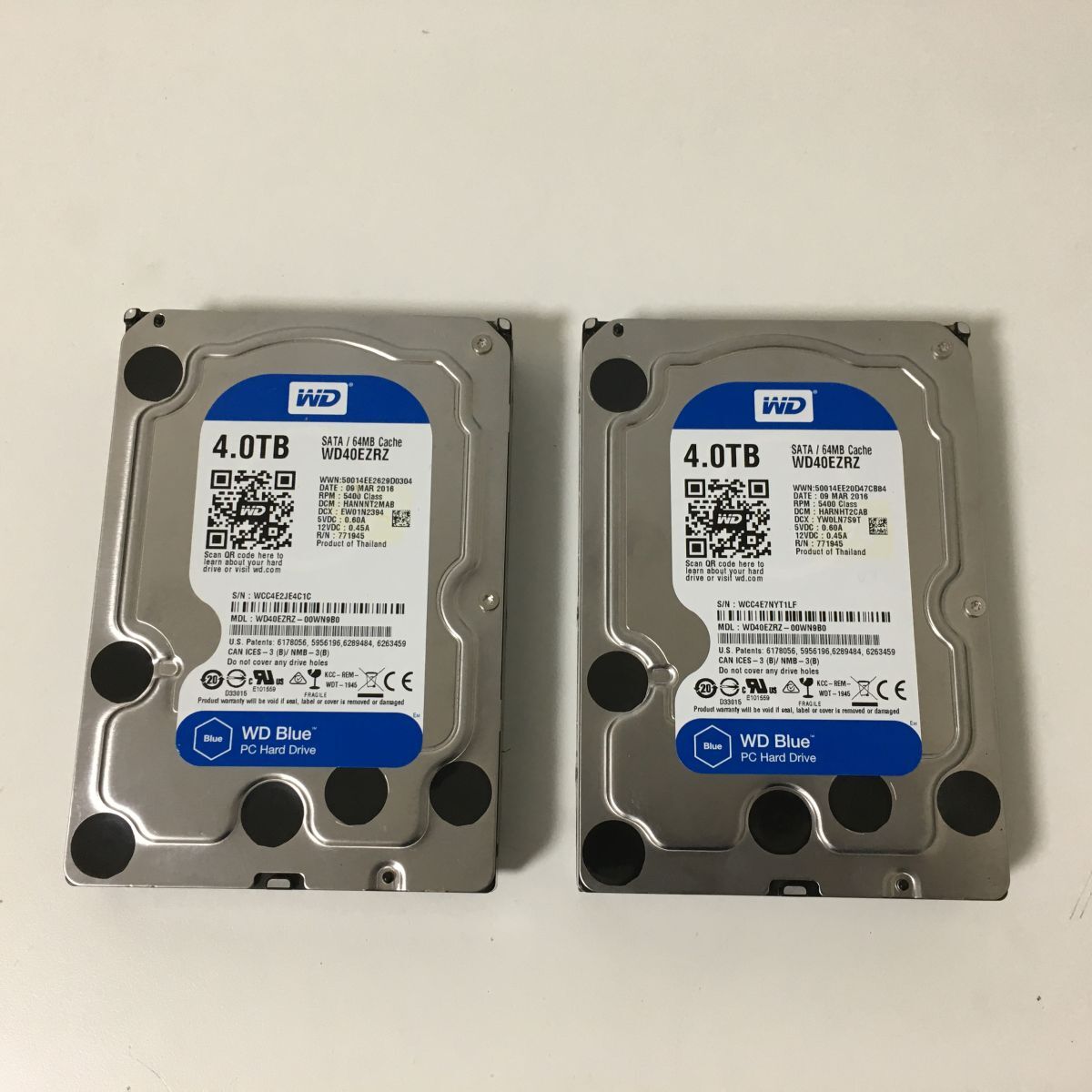 WD Blue 4TB HDD 2個 WD Blue 4TB 3TB 2TB 1TB Internal Hard Drive