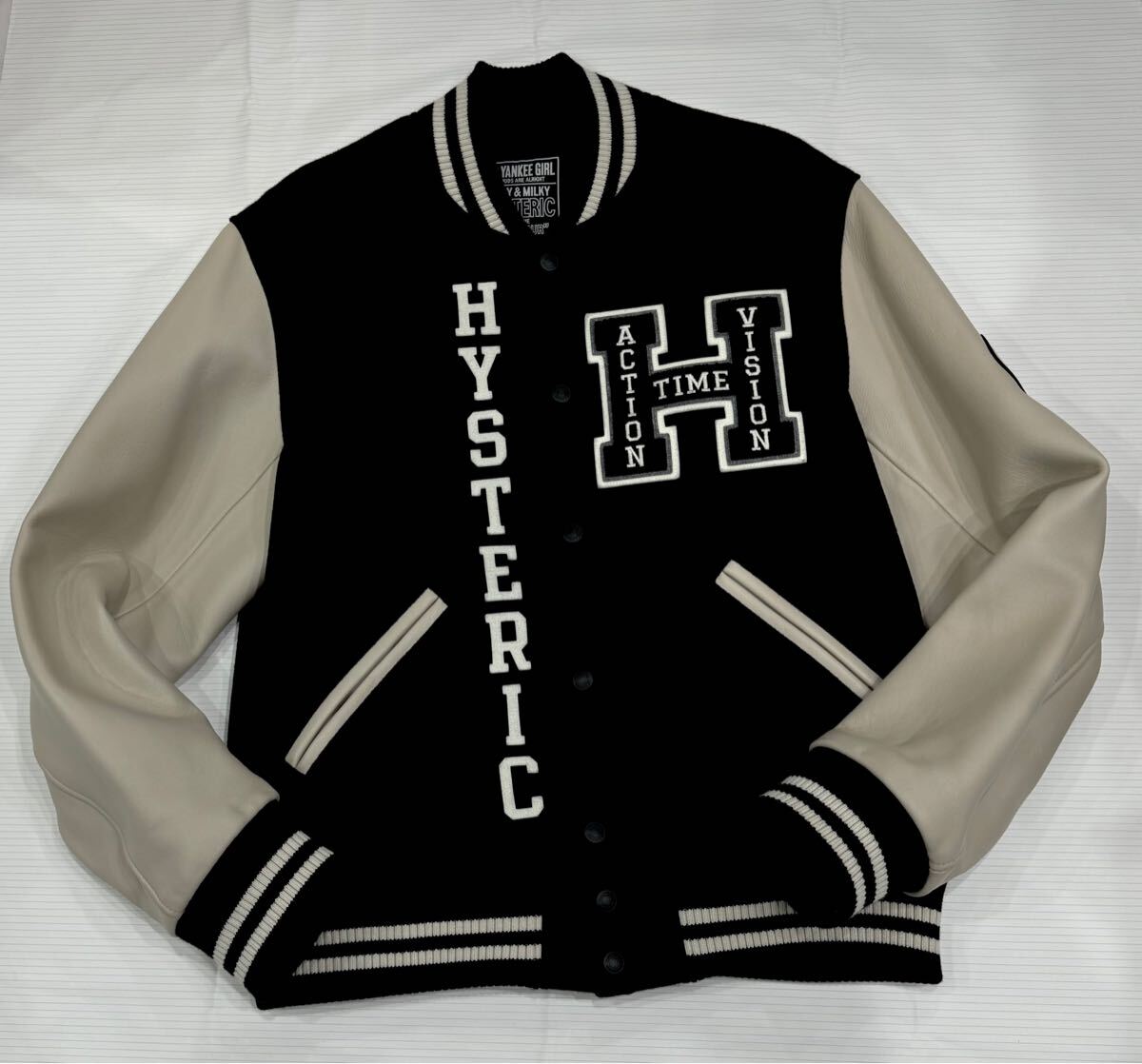 HYSTERIC GLAMOUR ブラック スタジャン デビルガール ☆美品☆ 未使用タグ付き】ヒステリックグラマー デビルガール スゥエット