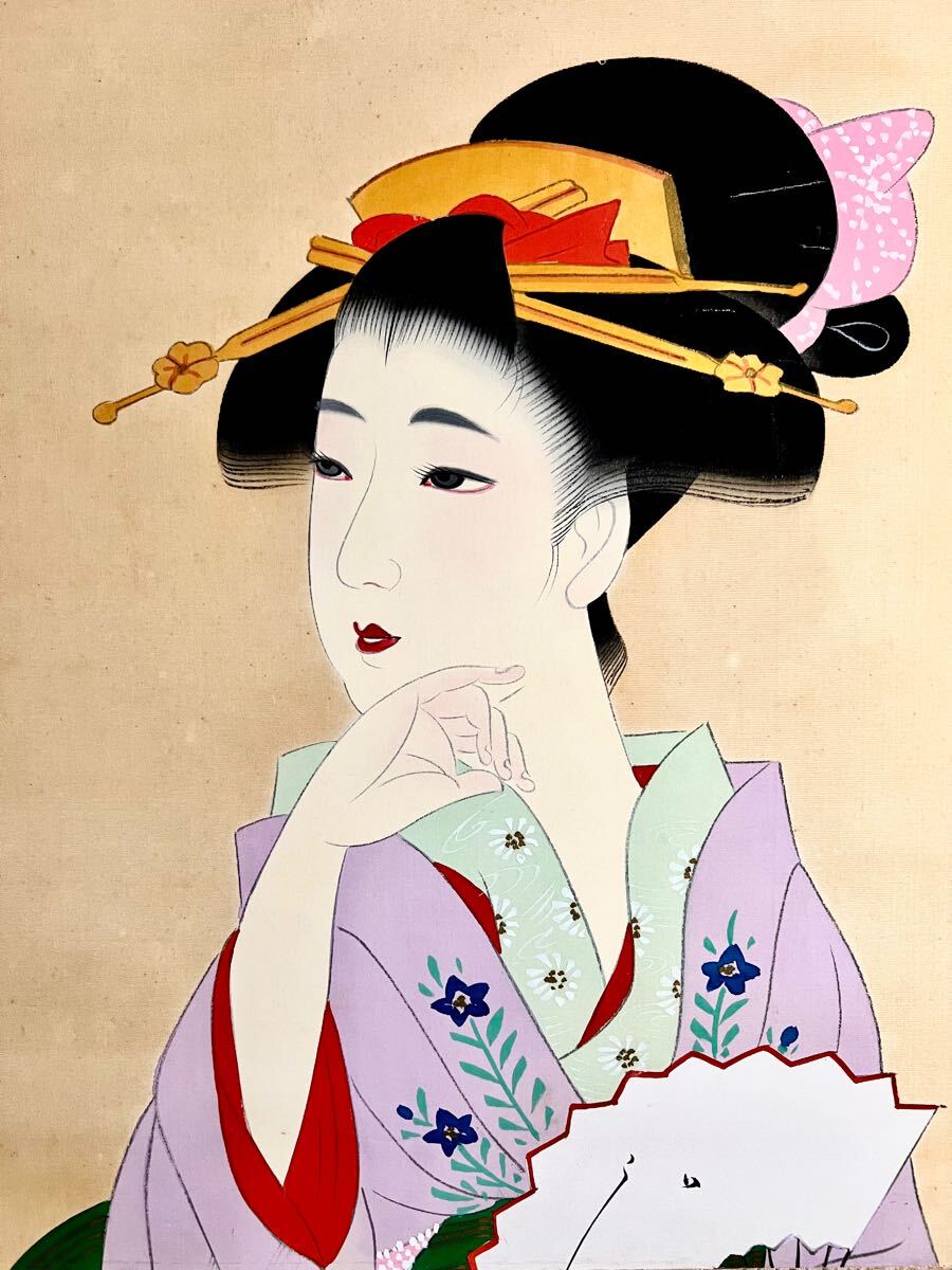 肉筆原画　24325D 超珍品 SM緊縛陵辱劇画 絹本責め絵 肉筆原画 圧倒的な迫力と