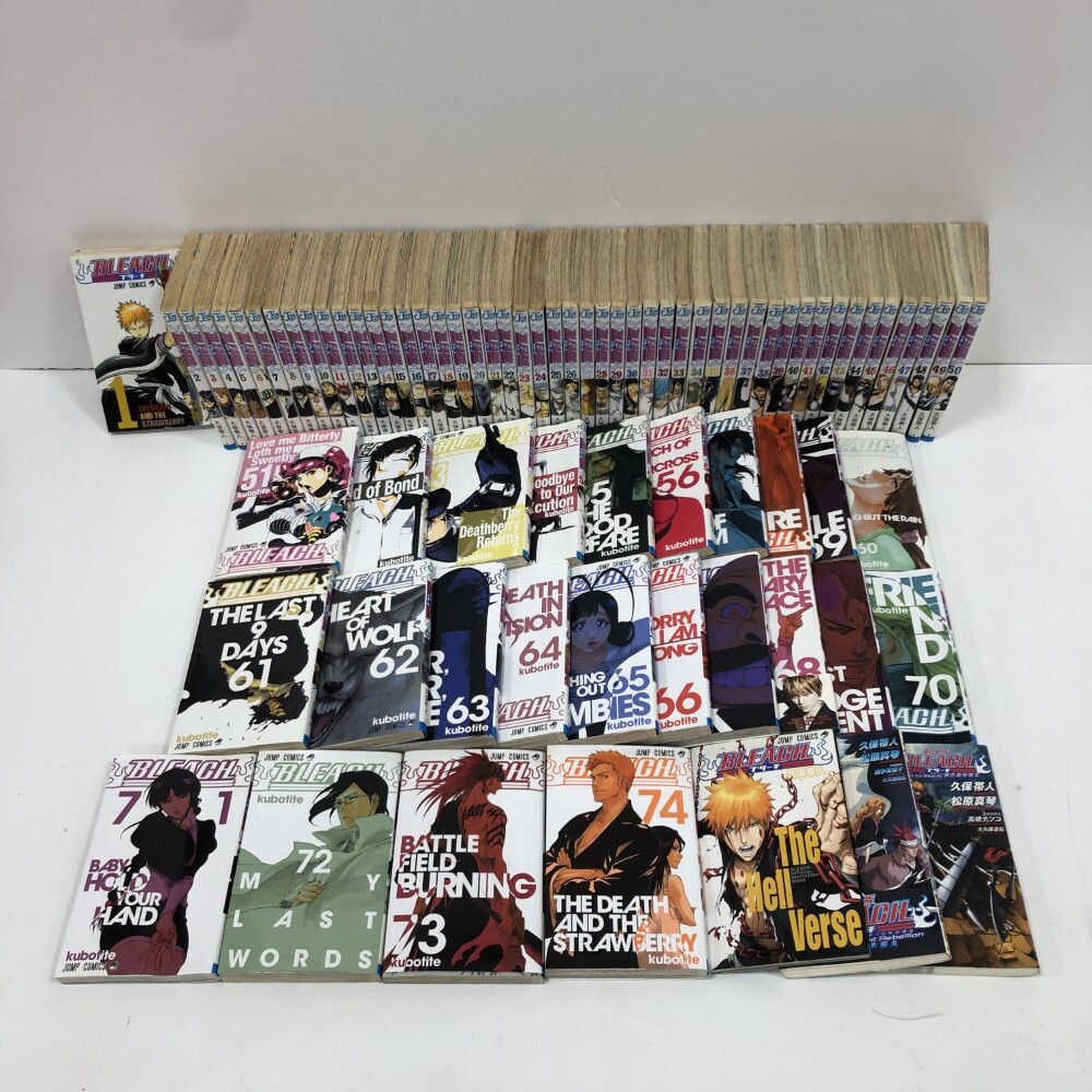 引っ越し最終値下げ！！ BLEACH 全巻セット 1〜74巻 第一版多め