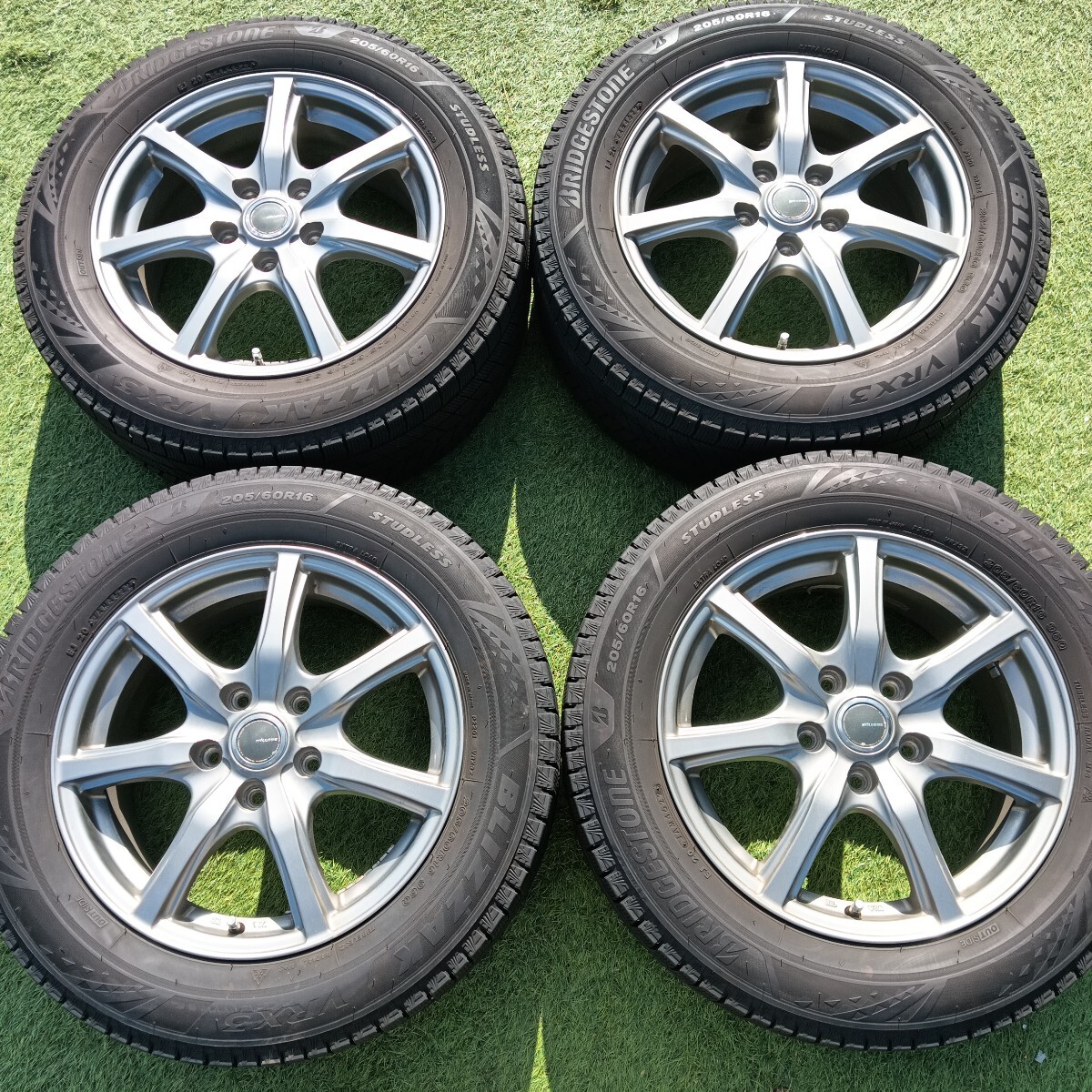 ホンダモデューロ アルミホイール スタッドレス205/55/R16 ブリザック 