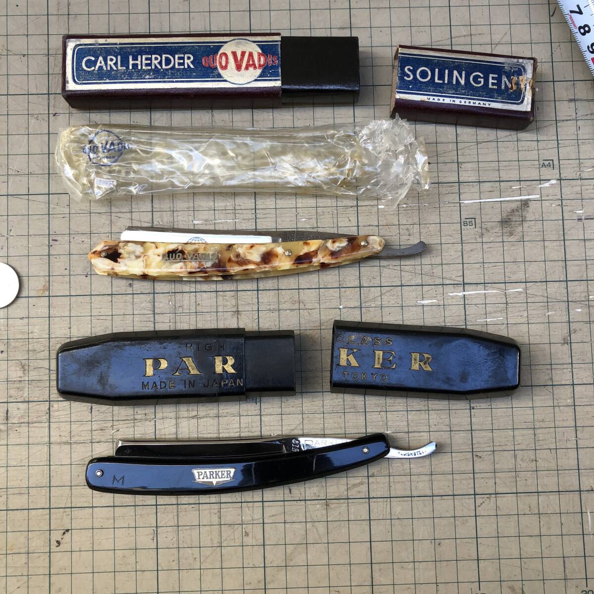 【希少】J.A.ヘンケルス HENCKELS 西洋レザー　限定モデル　剃刀 西洋剃刀 ヘンケルス Henckels 本レザー ストレートレザー