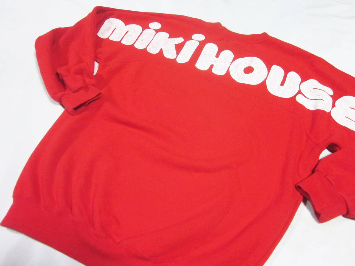 【新品】昭和レトロ MIKI HOUSE ミキハウス スウェット M メンズ 美品 ミキハウス 日本製 メンズ スウェット トレーナー M 古着
