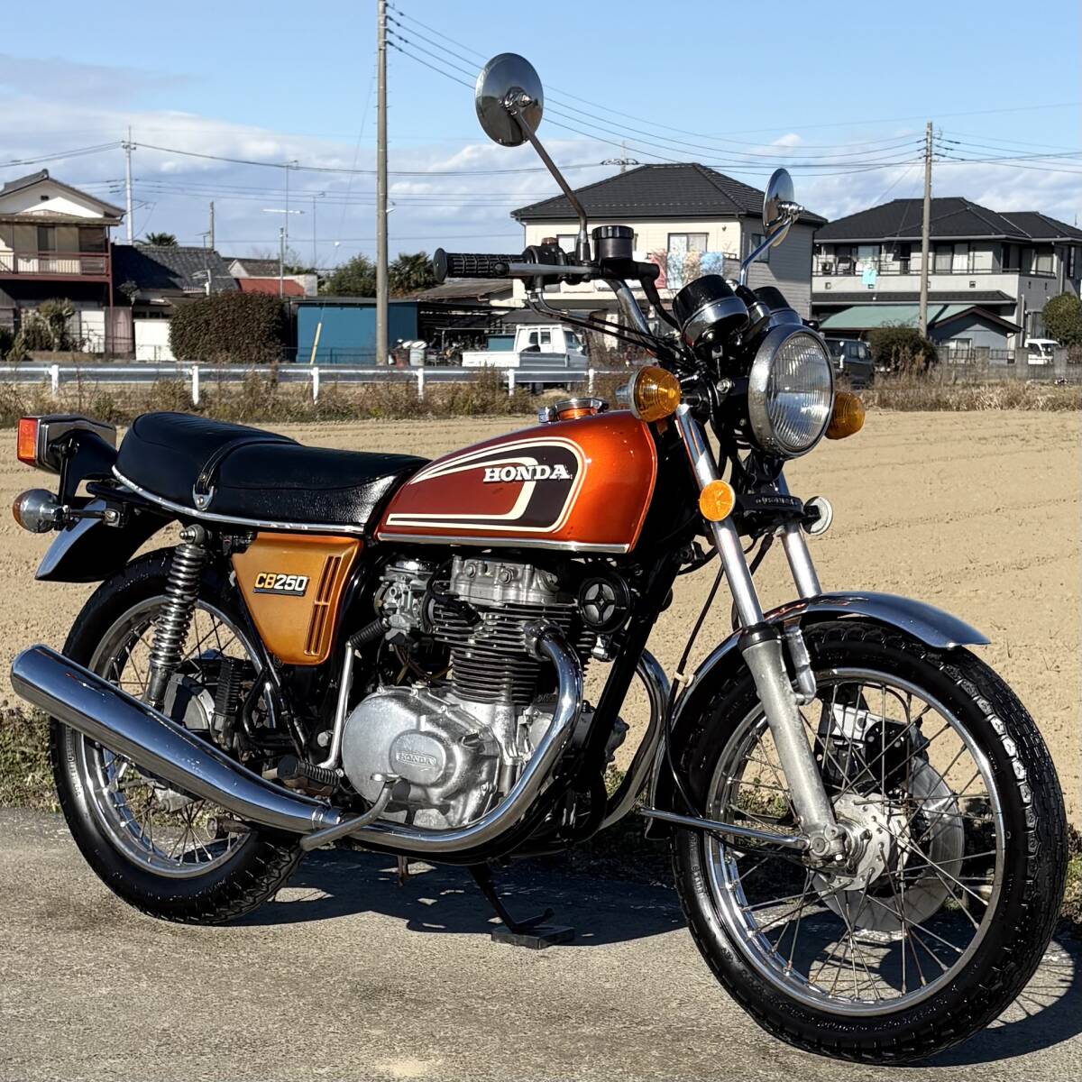 cb250セニア、エクスポート純正マフラー cb250セニア、エクスポート純正マフラー