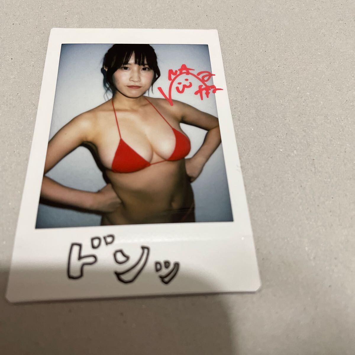 南みゆか 最新DVD「SOPHIA」直筆サイン入りチェキ 虹コン #尾林結花