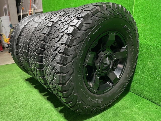 17年製 BF Goodrich バリ溝 285/70r17 オールテレン 4本で39000