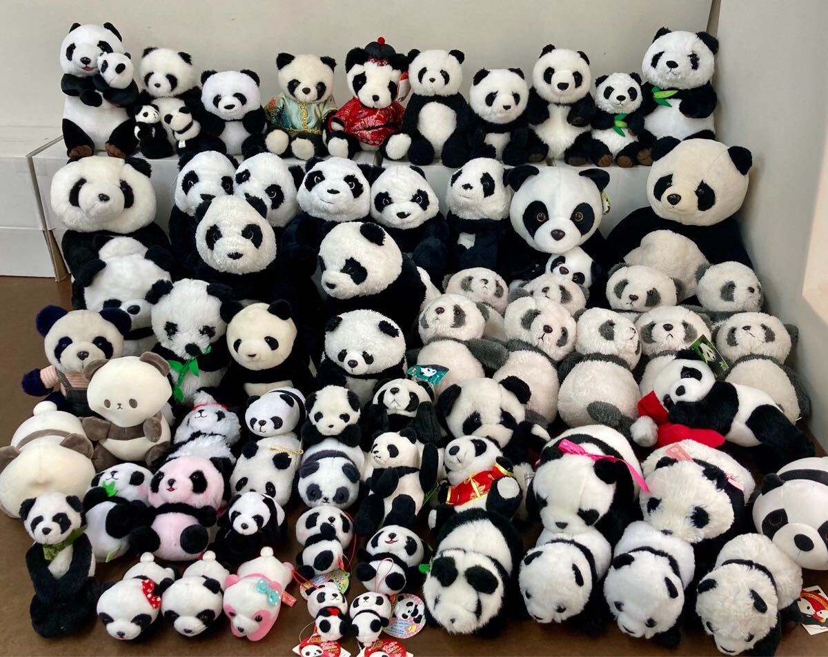 上野動物園 パンダのぬいぐるみ 70年代 カンカン ランラン 昭和レトロ