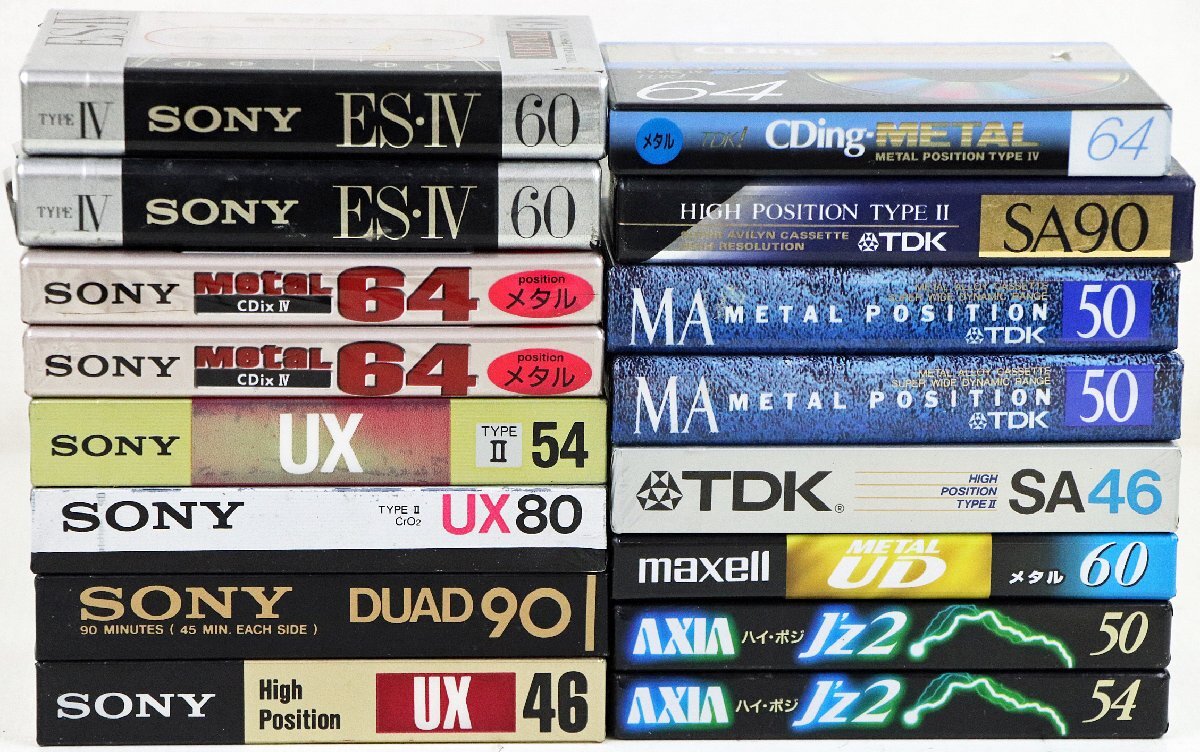 ＭＤ・ＡＸＩ・ＴＤＫ・ＳＯＮＹ・ＶＩＣＴＯＲ他・１３０本。　