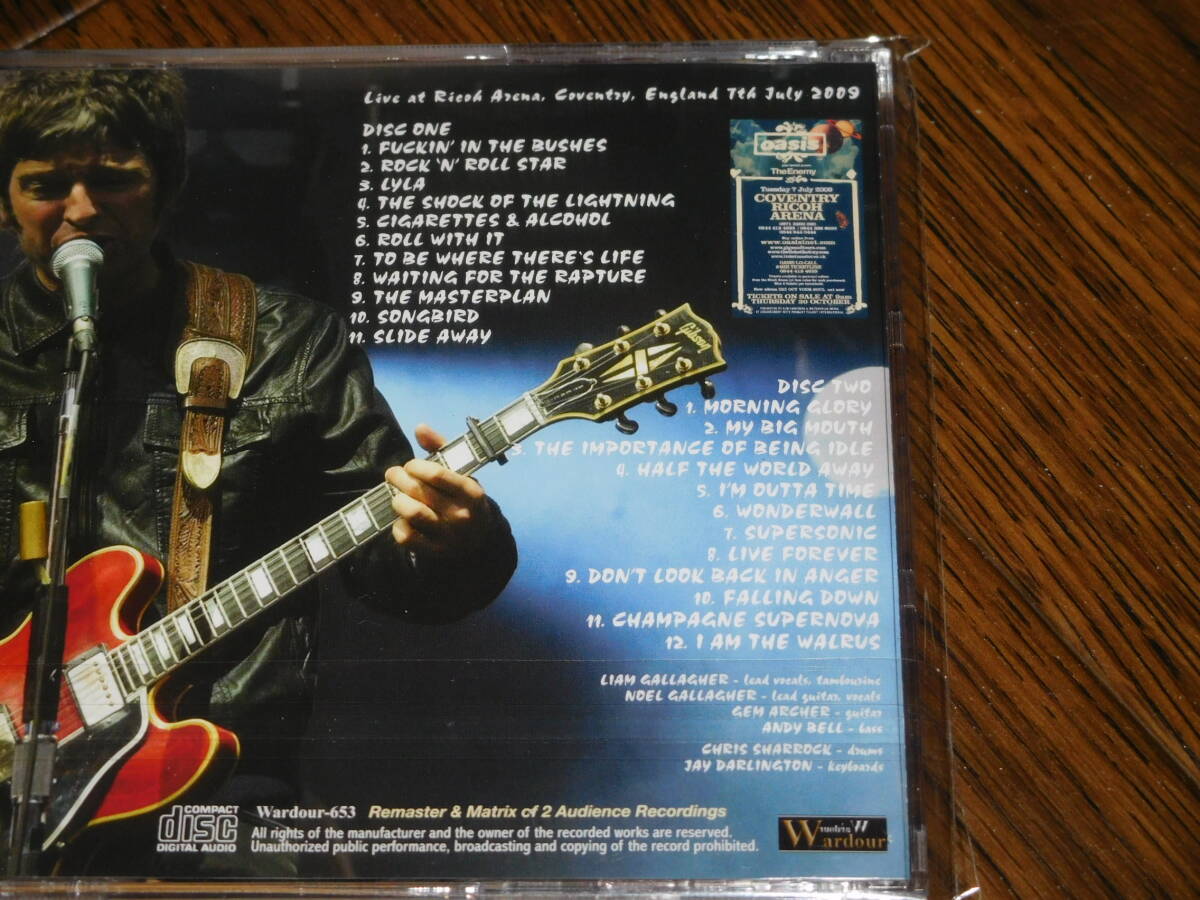 オアシス OASIS リアム・ゲム・アンディ3名 直筆サインCD