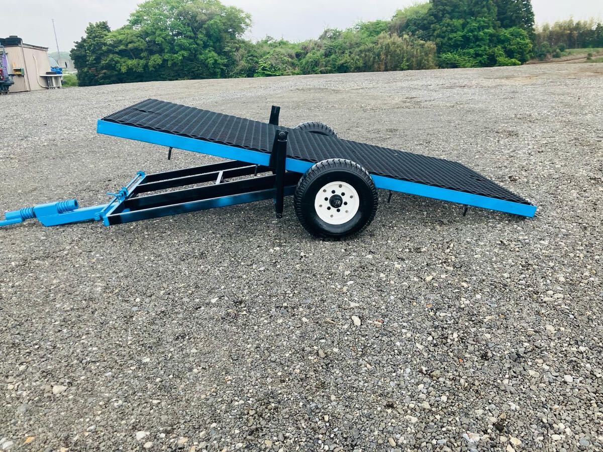 中古】農機具□牽引式運搬車□中川車輌□NCB-800□シーソー式☆3