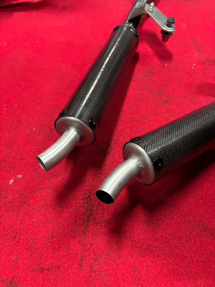 HRC NX4 RS125 チャンバー(カーボンサイレンサー付き) （RS125