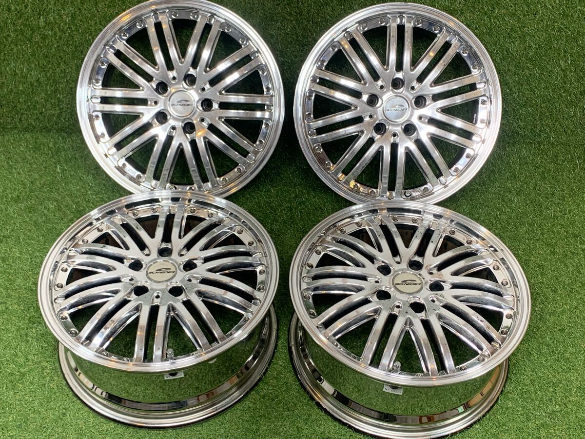 中古】□中古ホイール□ A-TECH SCHNEIDER GALAXY 17インチ 7J +48 4H 