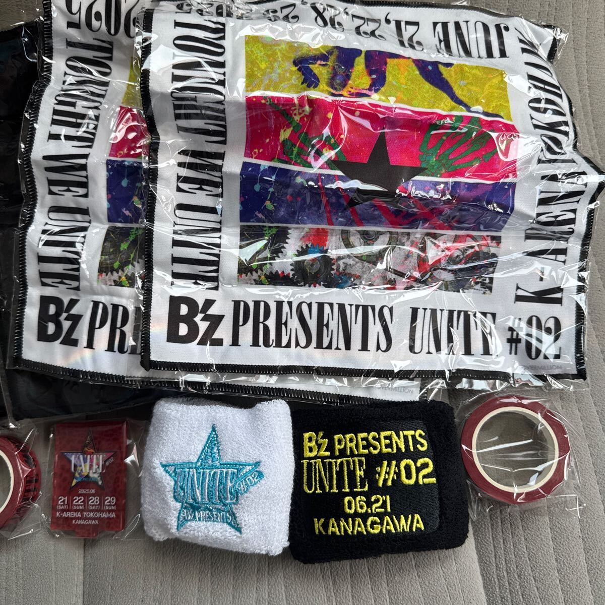 B'z presents UNITE ガチャ ガチャ6月29日限定リストバンド B'z 会場
