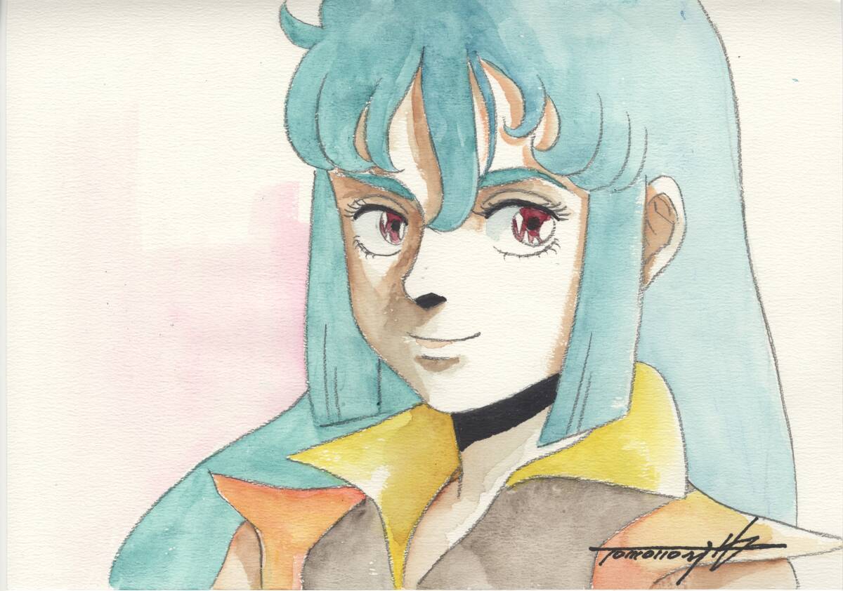 新品】△西村春海 美人画 イラスト版画 直筆サイン 「お尻でいく