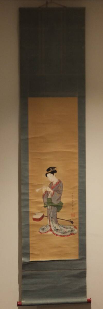 掛軸 月岡雪斎 鯉 ☆ 月岡雪斎 鯉画貼交屏風 本間 二曲一双 | 古裂會