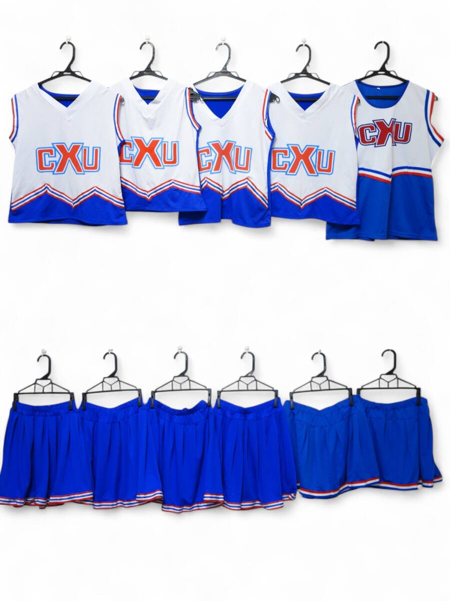 チアユニフォームset☆女子校生向/アンスコ（ネーム入）スポーツ