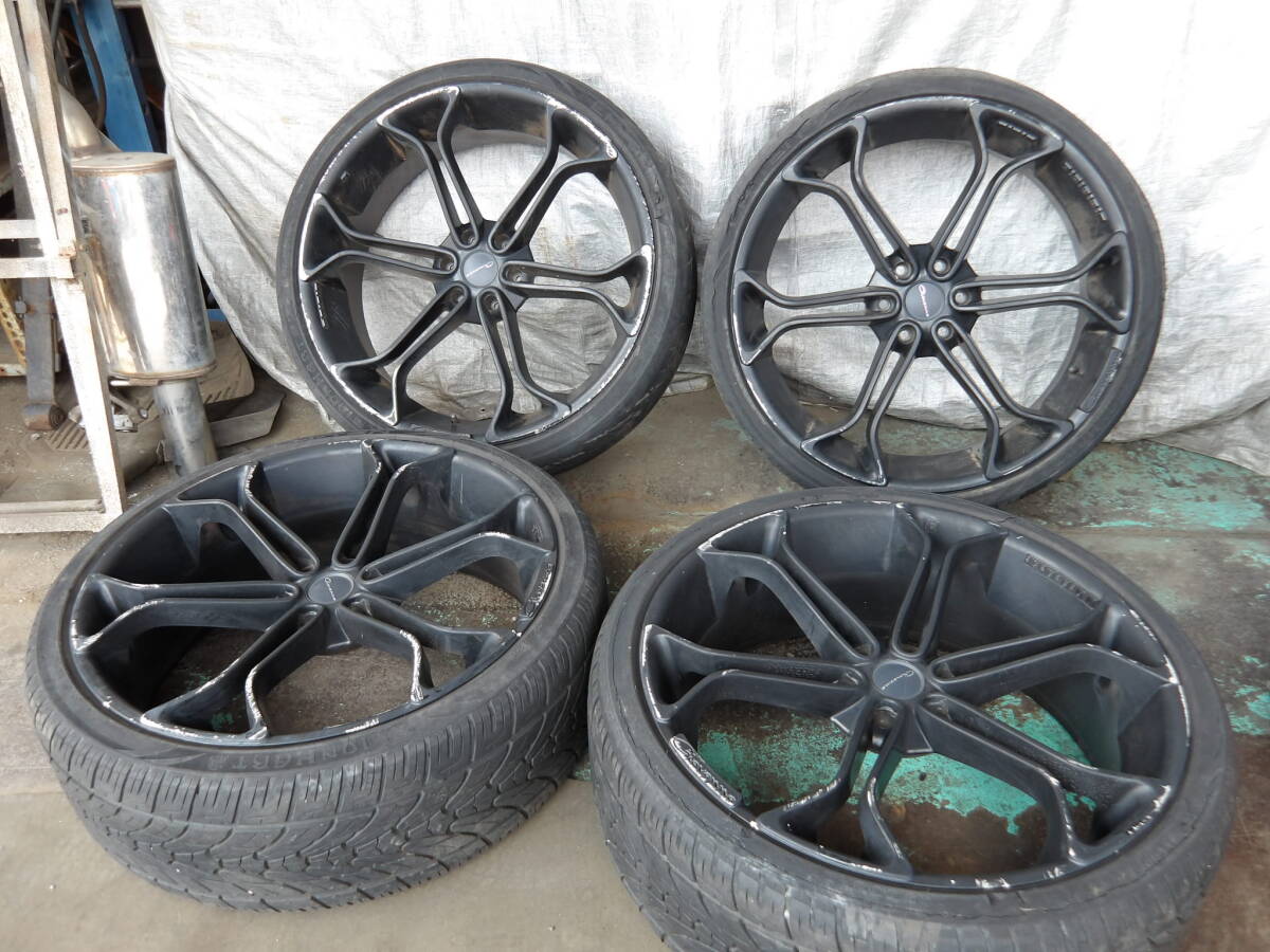 ジオバンナ　シエナ　26インチ　ホイール　タイヤ　Giovanna Siena　中古 クローム　10J　5穴　150　4本　ランクル　セコイア　タンドラ 新品ジオバンナ シエナ 26インチ ホイール タイヤ Giovanna Siena