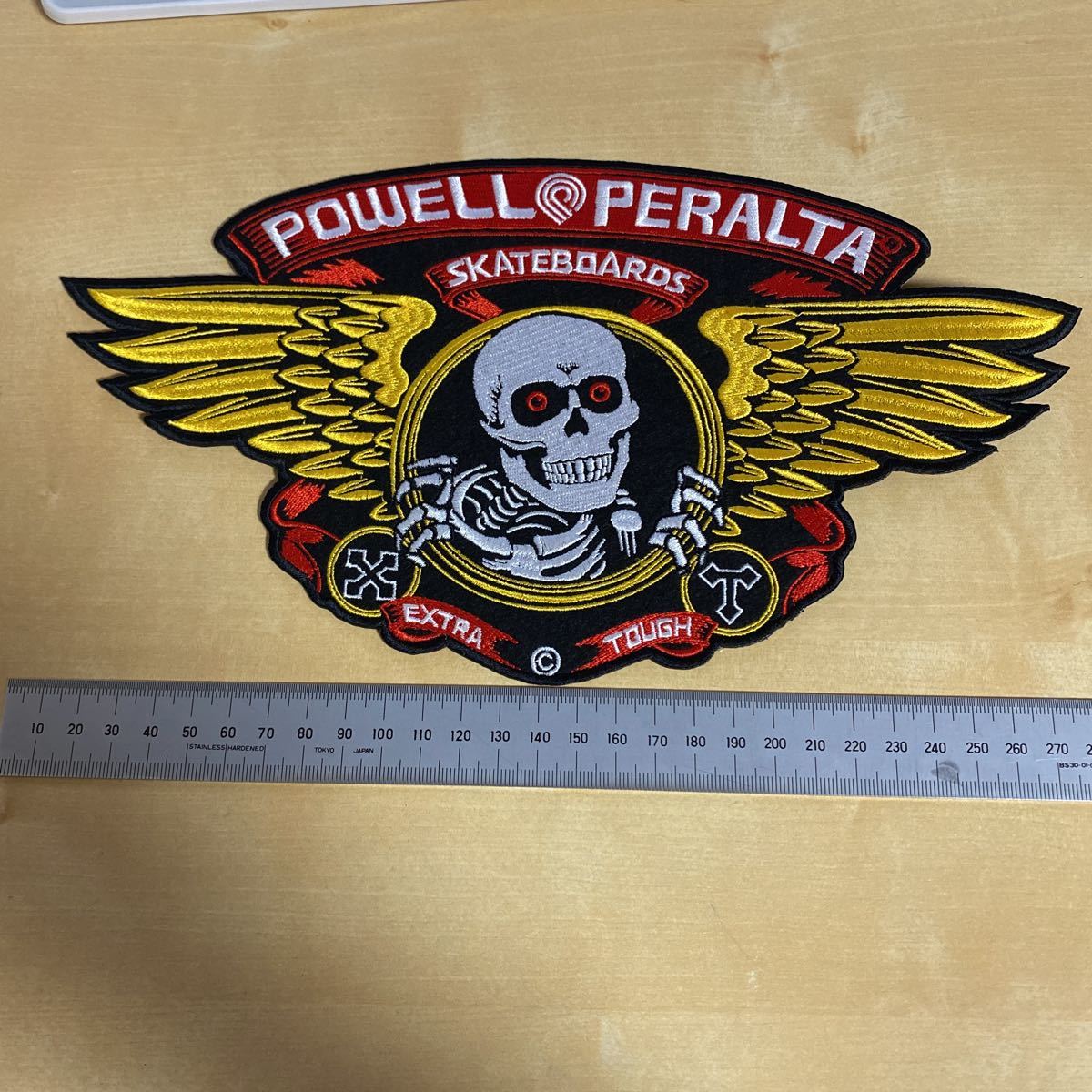 【未使用】デッドストック POWELL PERALTA WING RIPPER パウエル ペラルタ ウィングリッパー patch POWELL ...