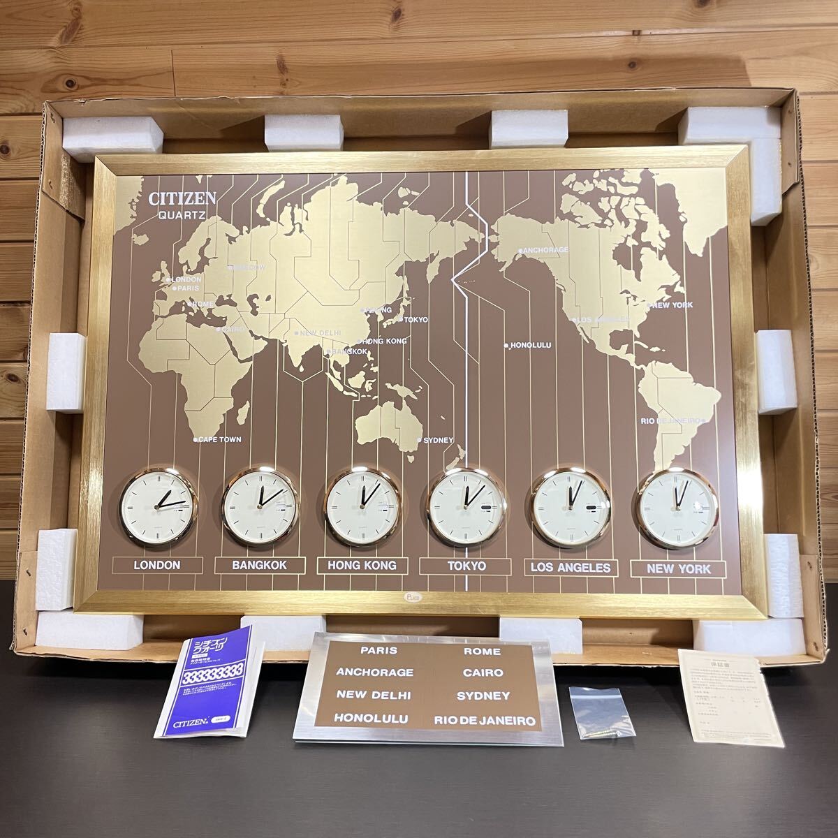 citizen SAND GLASS グラフィッククロック citizen SAND GLASS