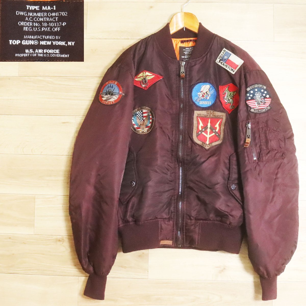 キムタク着 AVIREX アビレックス G-1 TOP GUN トップガン レザー