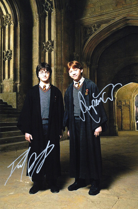 ハリーポッター エマ・ワトソン & ダニエル・ラドクリフ & ルパート