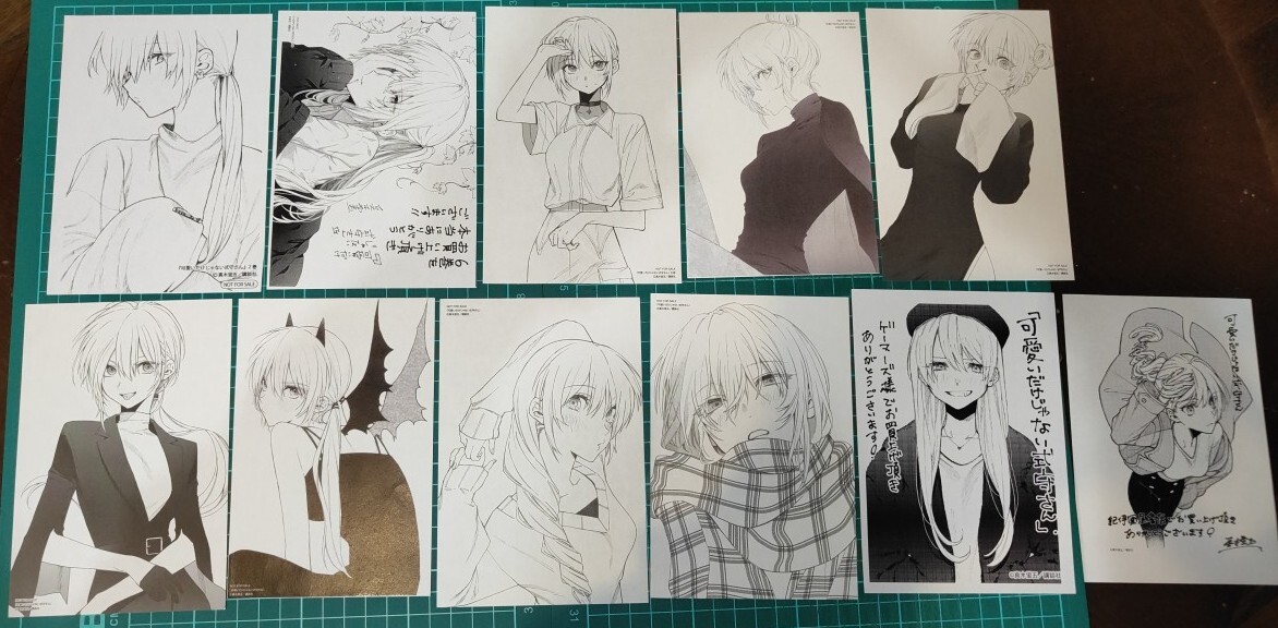 新品】可愛いだけじゃない式守さん イラストカード 真木蛍五/講談社