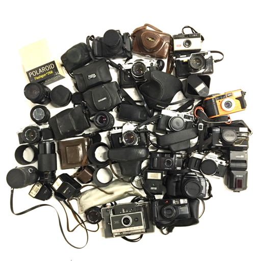 1円 PENTAX zoom 90 他 POLAROID AUTOMATIC 340 等 フィルムカメラ 等 まとめ セットの1番目の画像