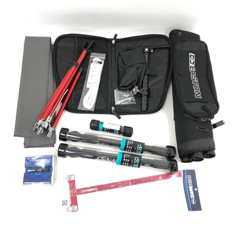 【やや傷や汚れあり】【中古】[セット] アーチェリー ハンドル(RAPIDO) リム(WINACT XT) サイト スタビライザー(HMC ...