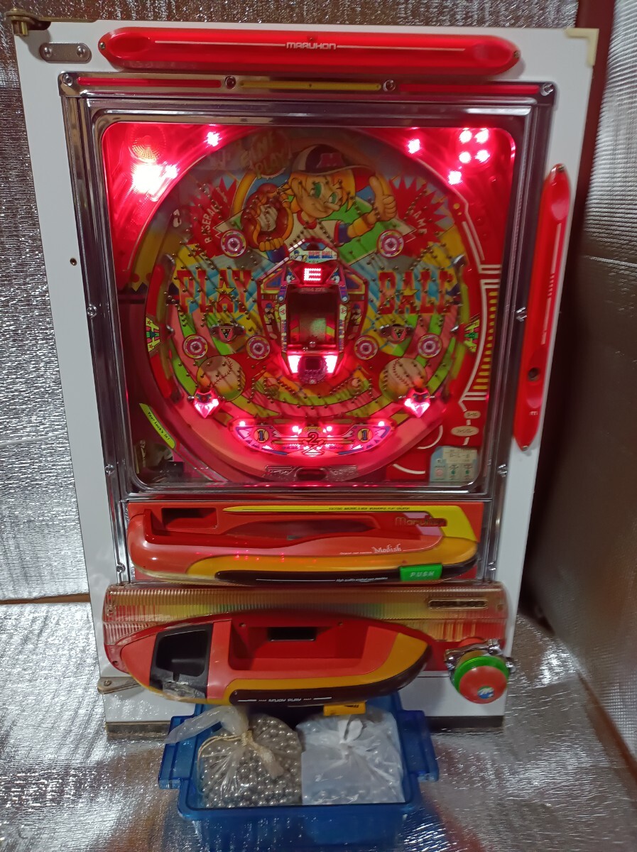 傷や汚れあり】レトロ【パチンコ実機】初代 ファインプレー（マルホン