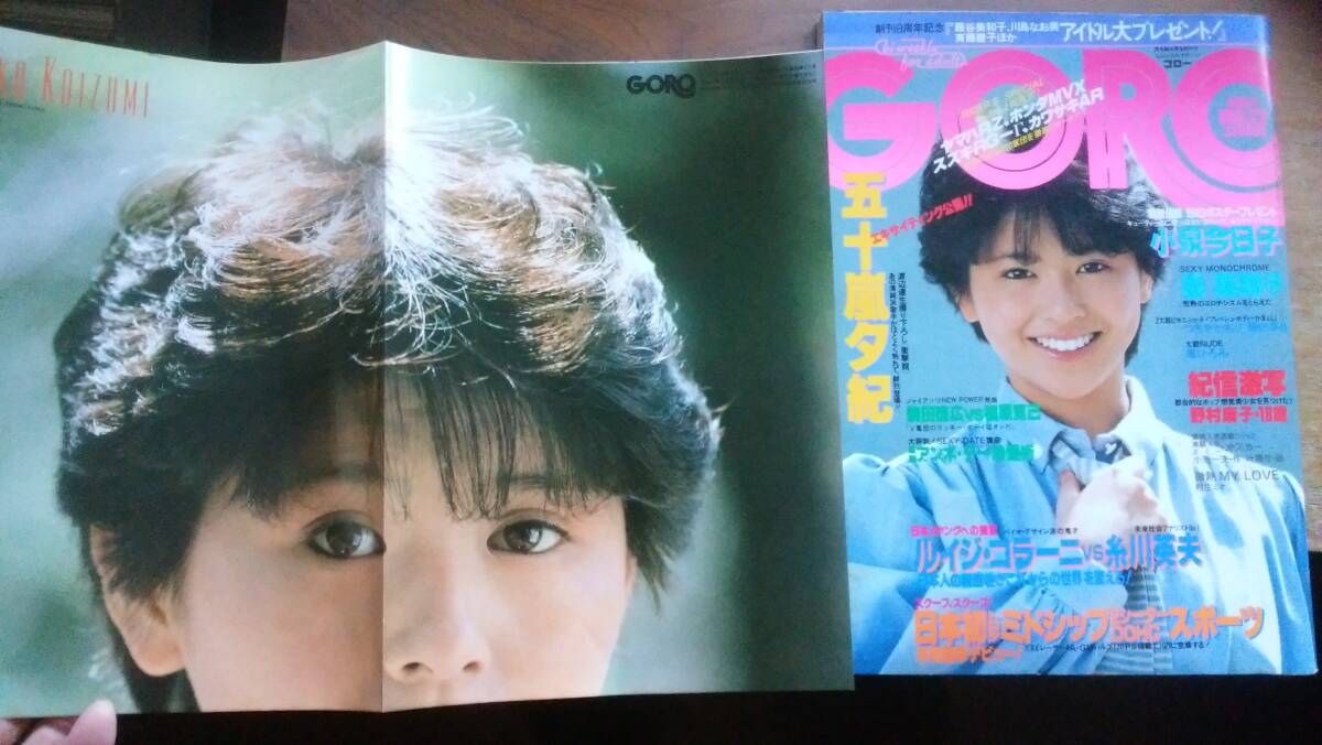 a19-1/GORO 1983年6月9 昭和58年 カラー/野村麻子11P つちやかおり5P