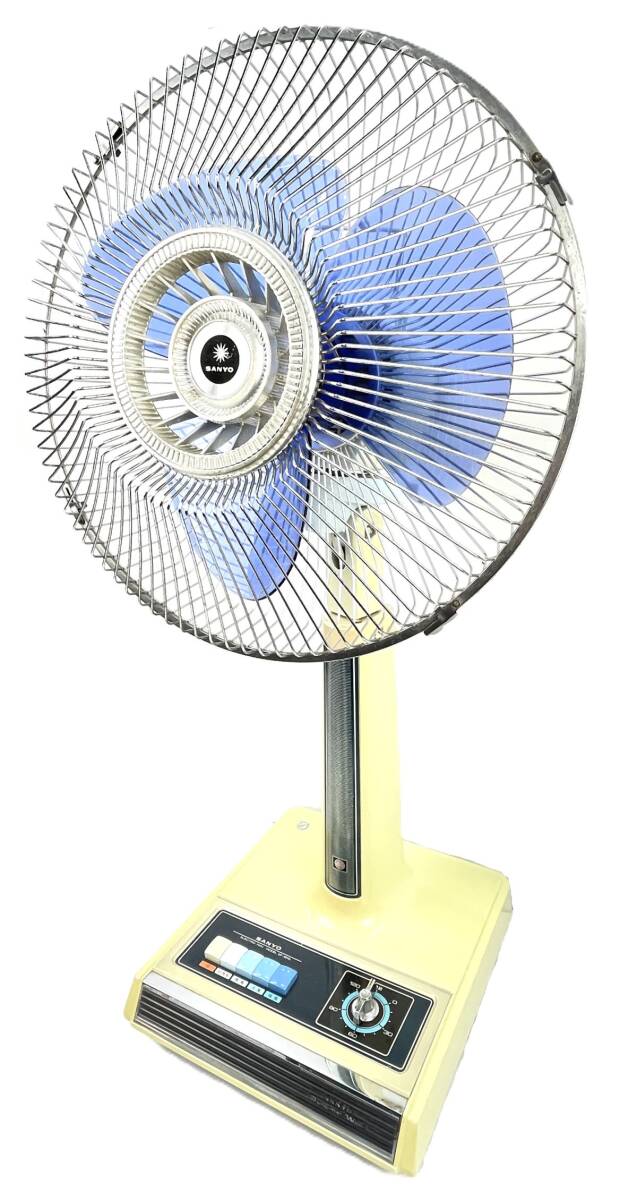 昭和レトロ SANYO レトロ扇風機 三洋 旧車 車用 首振り・16cm カー