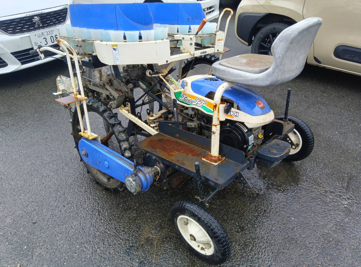 【福岡県みやま市】イセキ PVH1-120WL ナウエルナナ リコイル式 野菜移植機 中古】ISEKI 野菜移植機 ナウエルナナ PVH1 中古の落札情報詳細