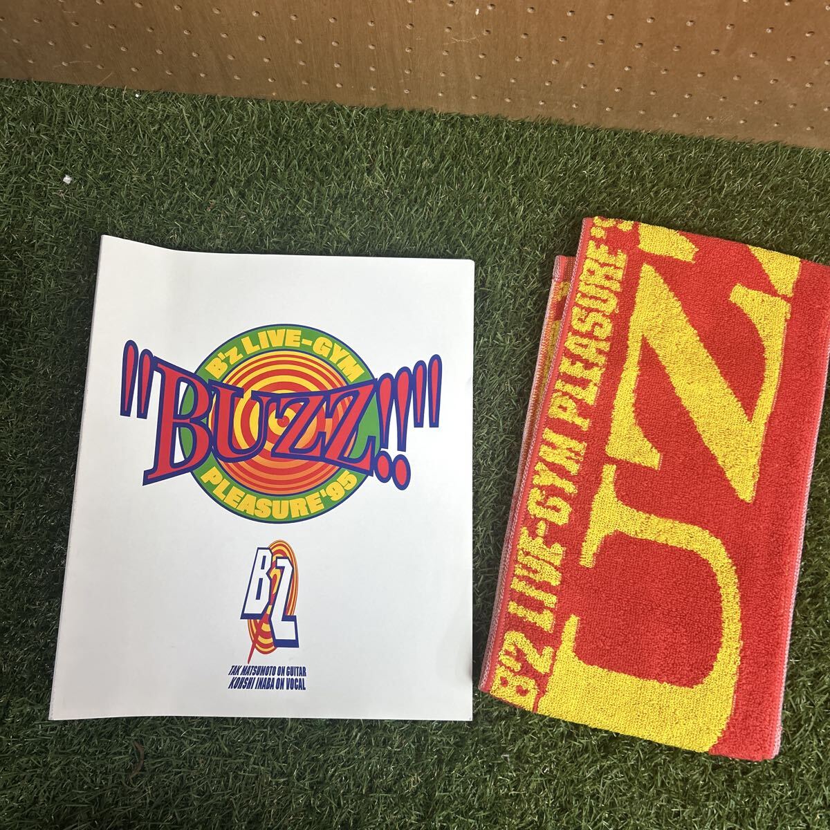 新品】B'z☆イラスト☆Tシャツ☆LIVE-GYM 1995☆BUZZ!!☆新品・未開封