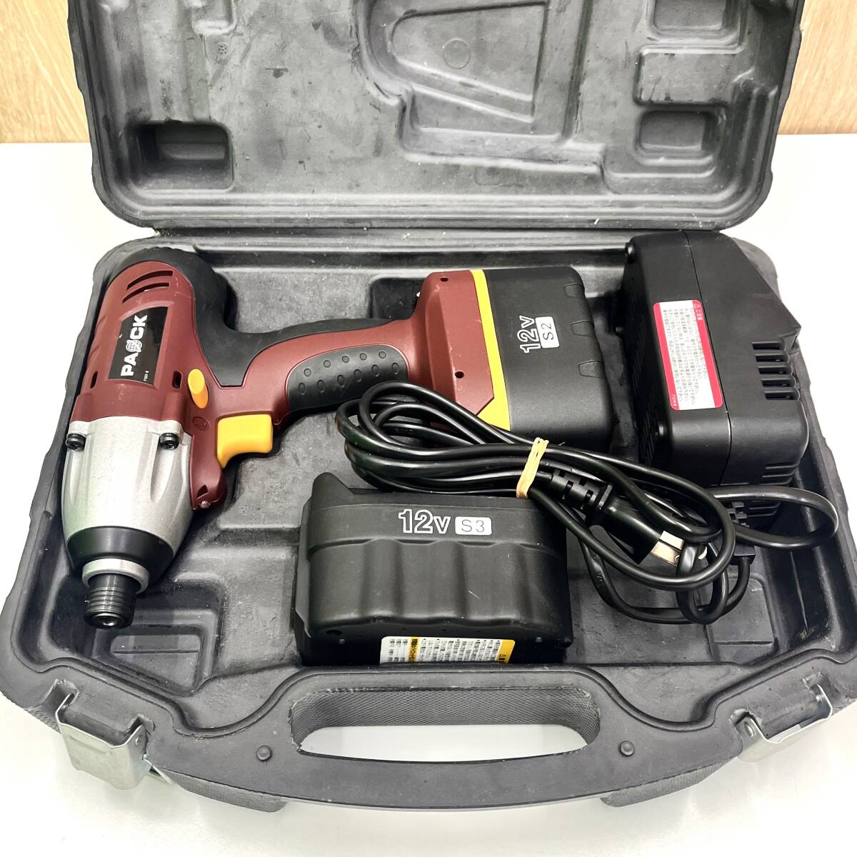 PAOCK パオック 充電インパクトドライバ PMD-12V 電動工具 ケース付